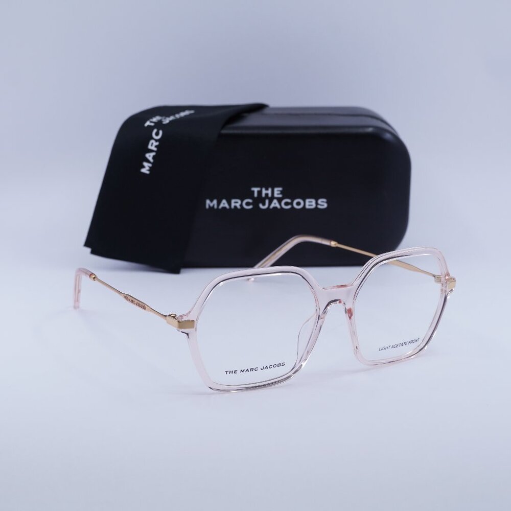 Final Price! Marc Jacobs MARC 615 035J 00 Pink/Gold Eyeglasses 56mm